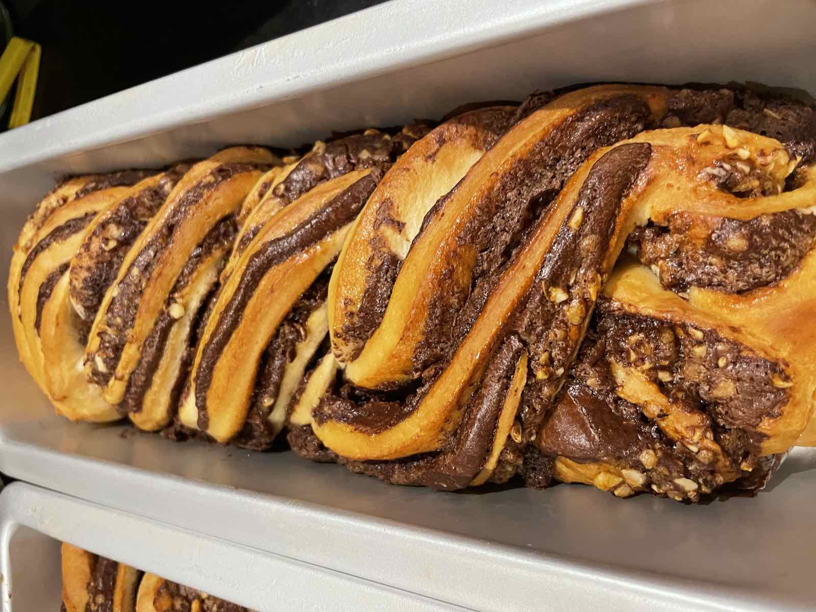 Babka au chocolat, gros plan, COMER Traiteur